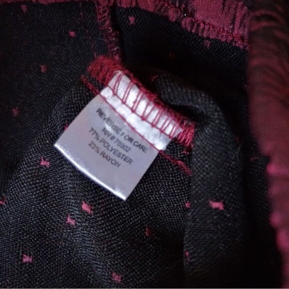 Erin by Erin London Burgundy Jacket Women's Size 1X - Picture 8 of 10